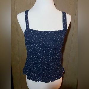 Madewell blue tank top